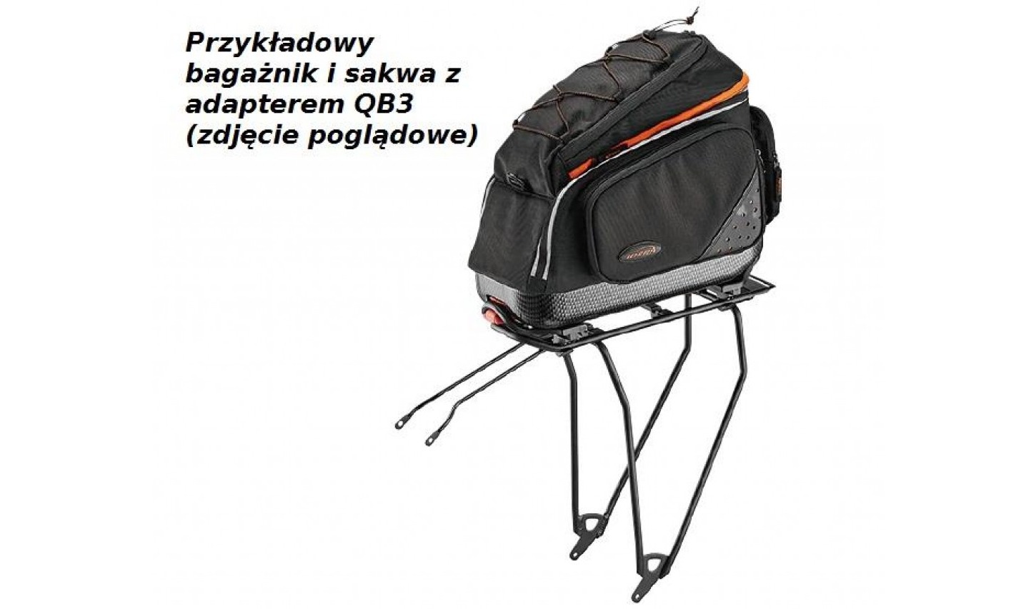 Адаптер багажника для монтажу Ibera Pakrak Black 3