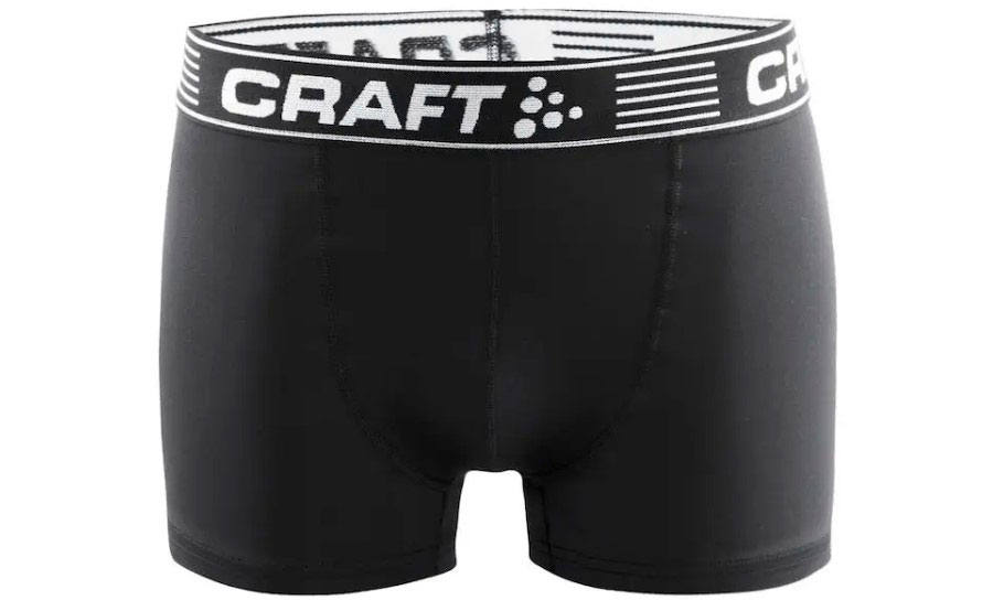 Фотография Мужское белье Craft Greatness Boxer 3-Inch размер XS, сезон SS 20, черный