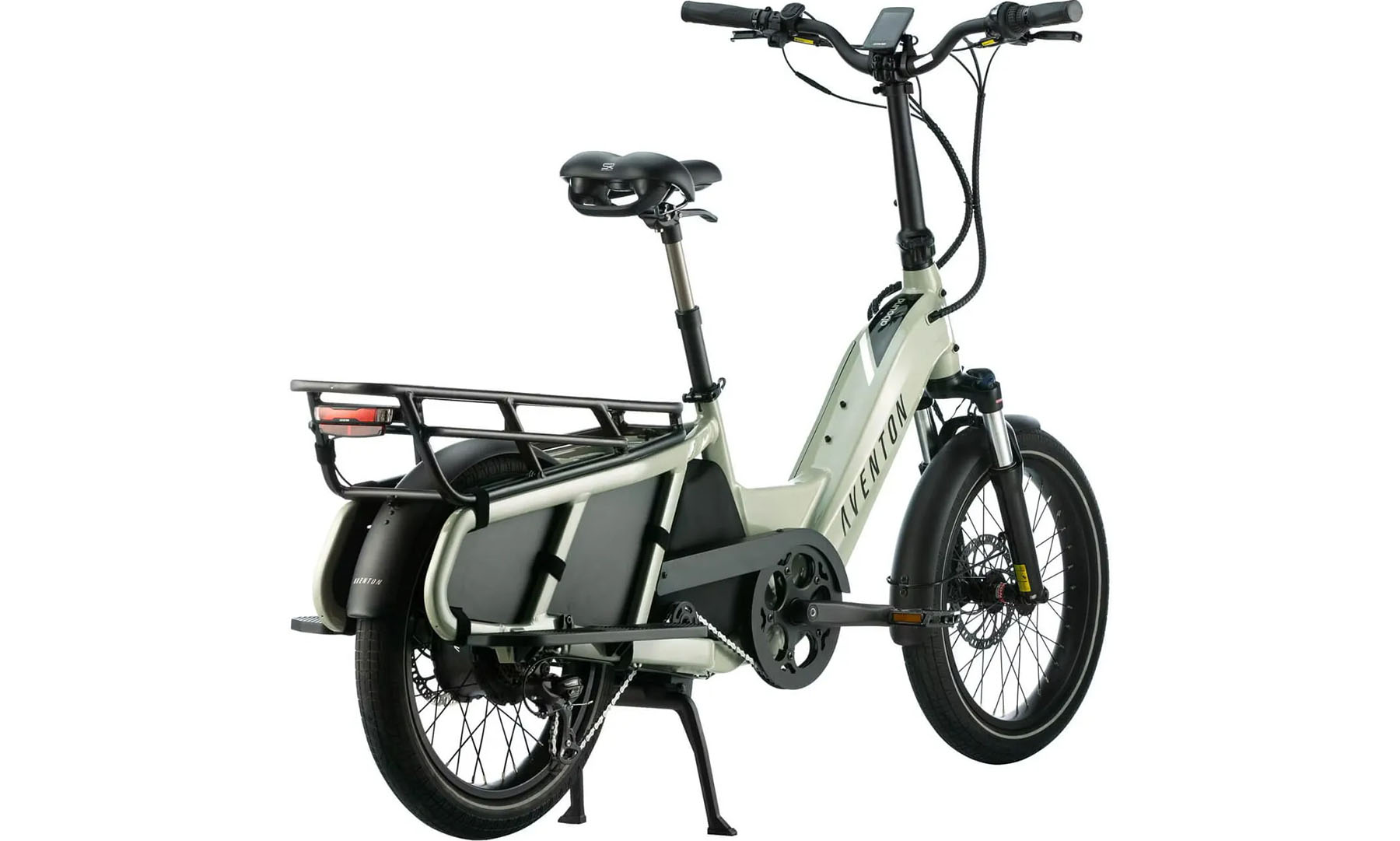 Фотография Электровелосипед Aventon Abound Cargo 750 Sage 20" 2024 5