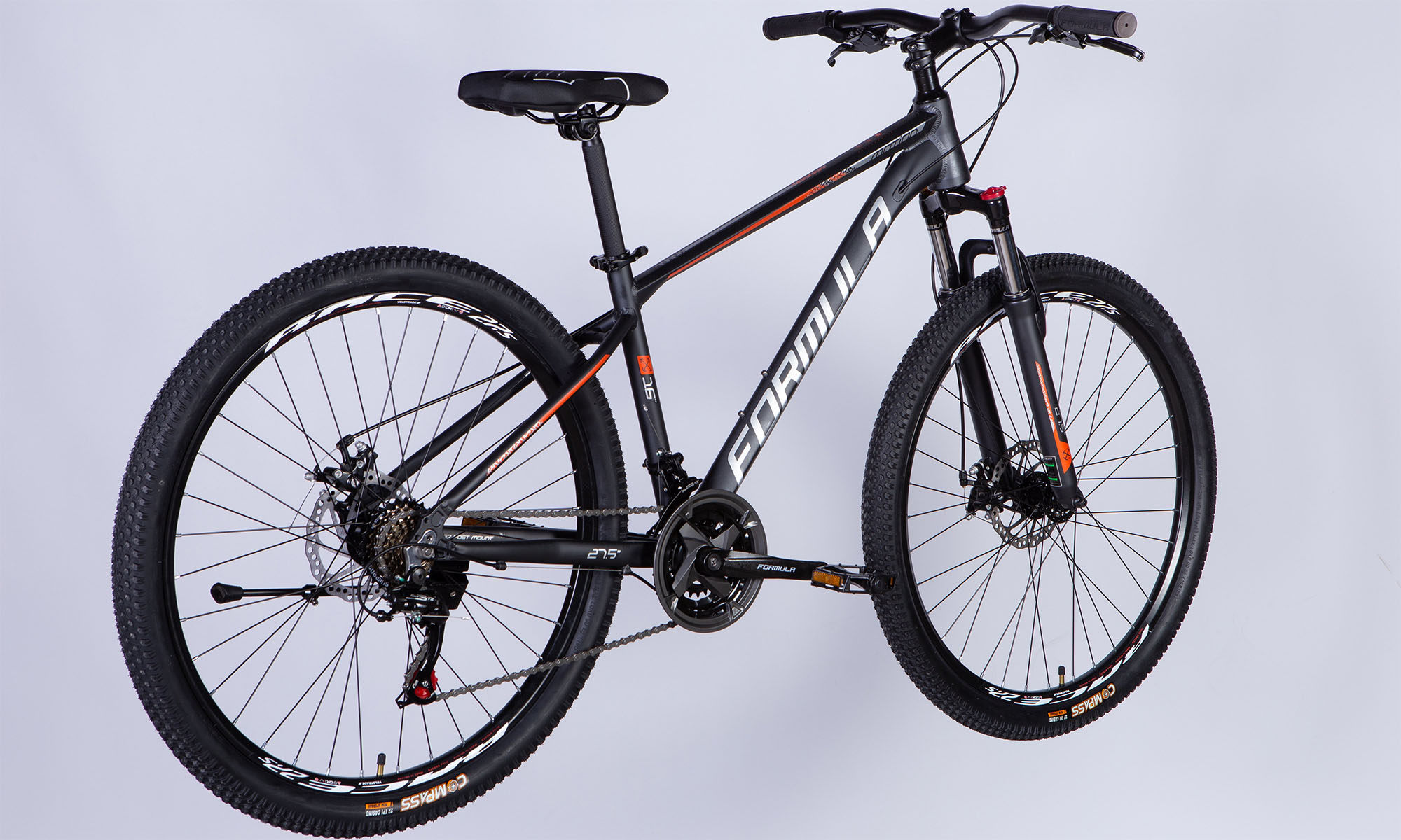 Фотографія Велосипед Formula MOTION DD FR 27.5", розмір M, рама 18", 2025, сіро-сріблястий (матовий) 5