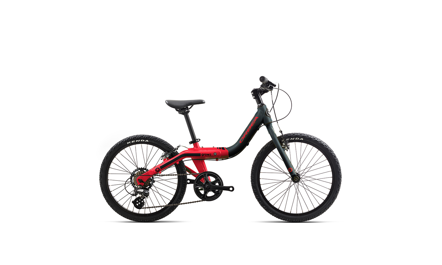 Фотография Велосипед Orbea GROW 2 7V (2019) 2019 Красно-черный