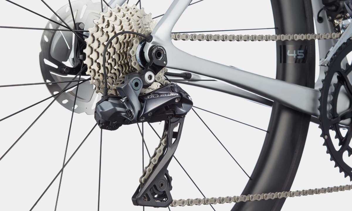 Велосипед Cannondale SUPERSIX EVO Carbon Disc Ultegra Di2 28" (2021) 2021 Сіро-чорний 4