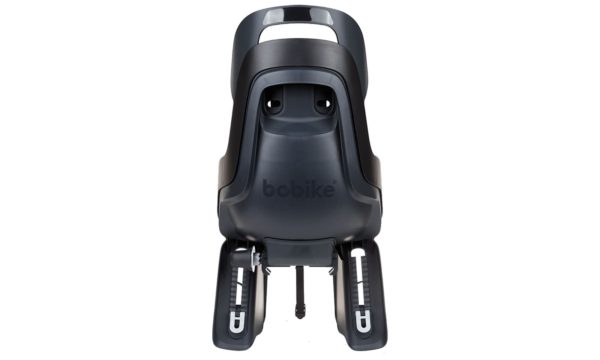 Детское велокресло Bobike GO Carriers - заднее велосипедное сиденье на багажник, черное 5