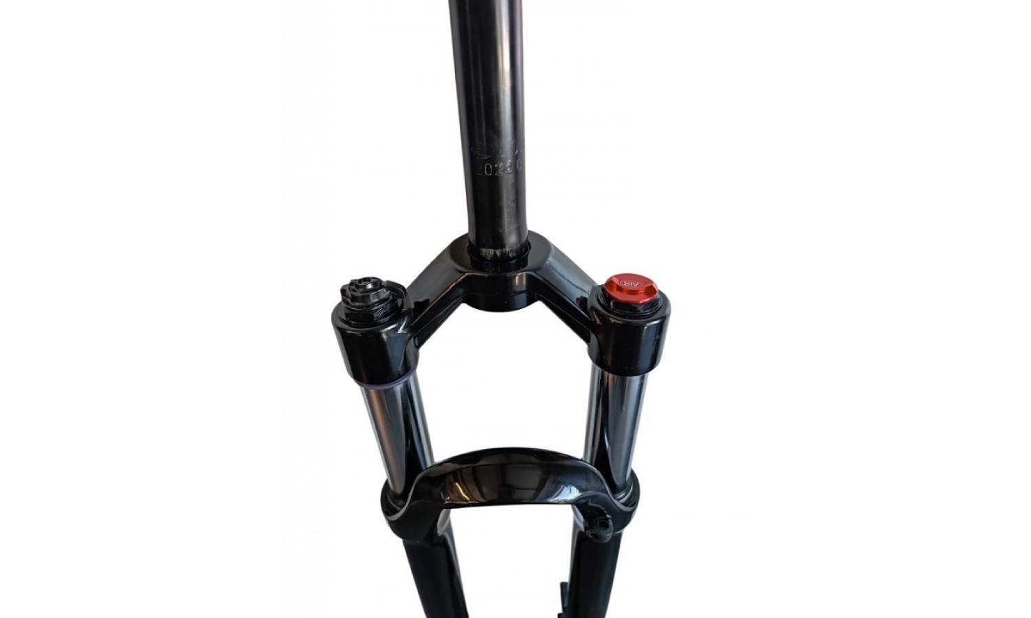 Вилка TDL LJ845s 26" 1-1/8" шток-260мм безрізьбова хід 120мм disc чорна 2