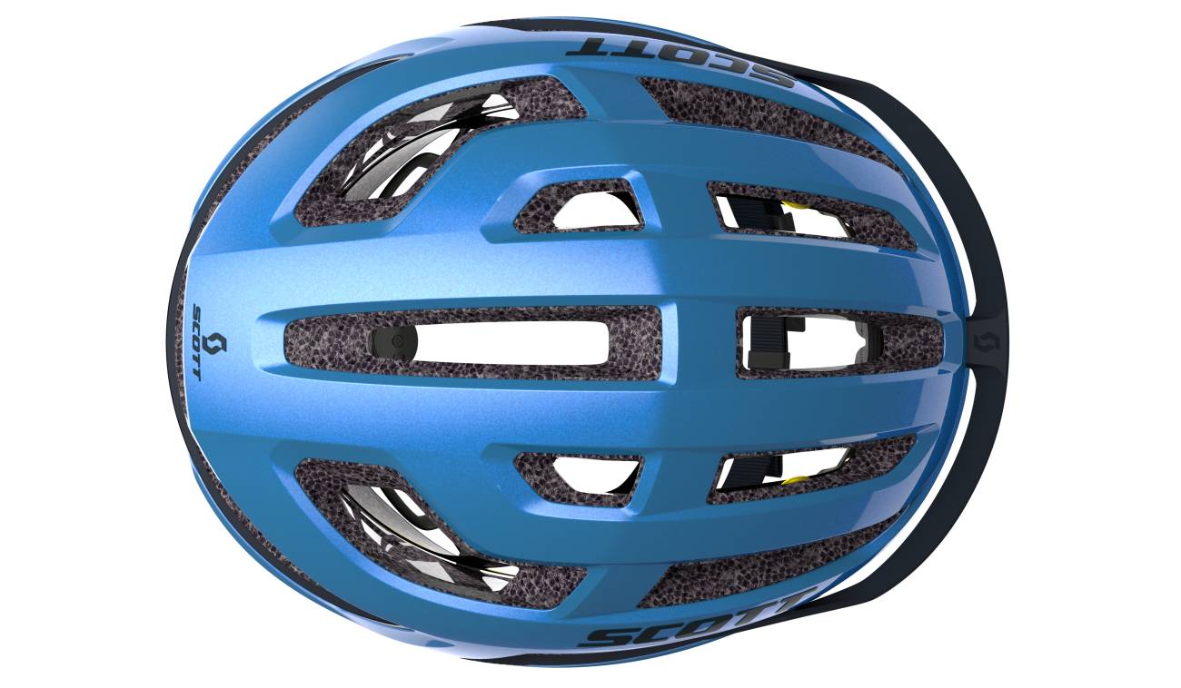 Шолом Scott Arx Plus розмір M (55-59 см) Металевий синій 4