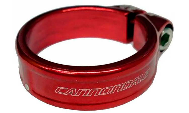 Фотографія Підсідельний хомут Cannondale (35,0 мм) під трубу 31,6 мм червоний