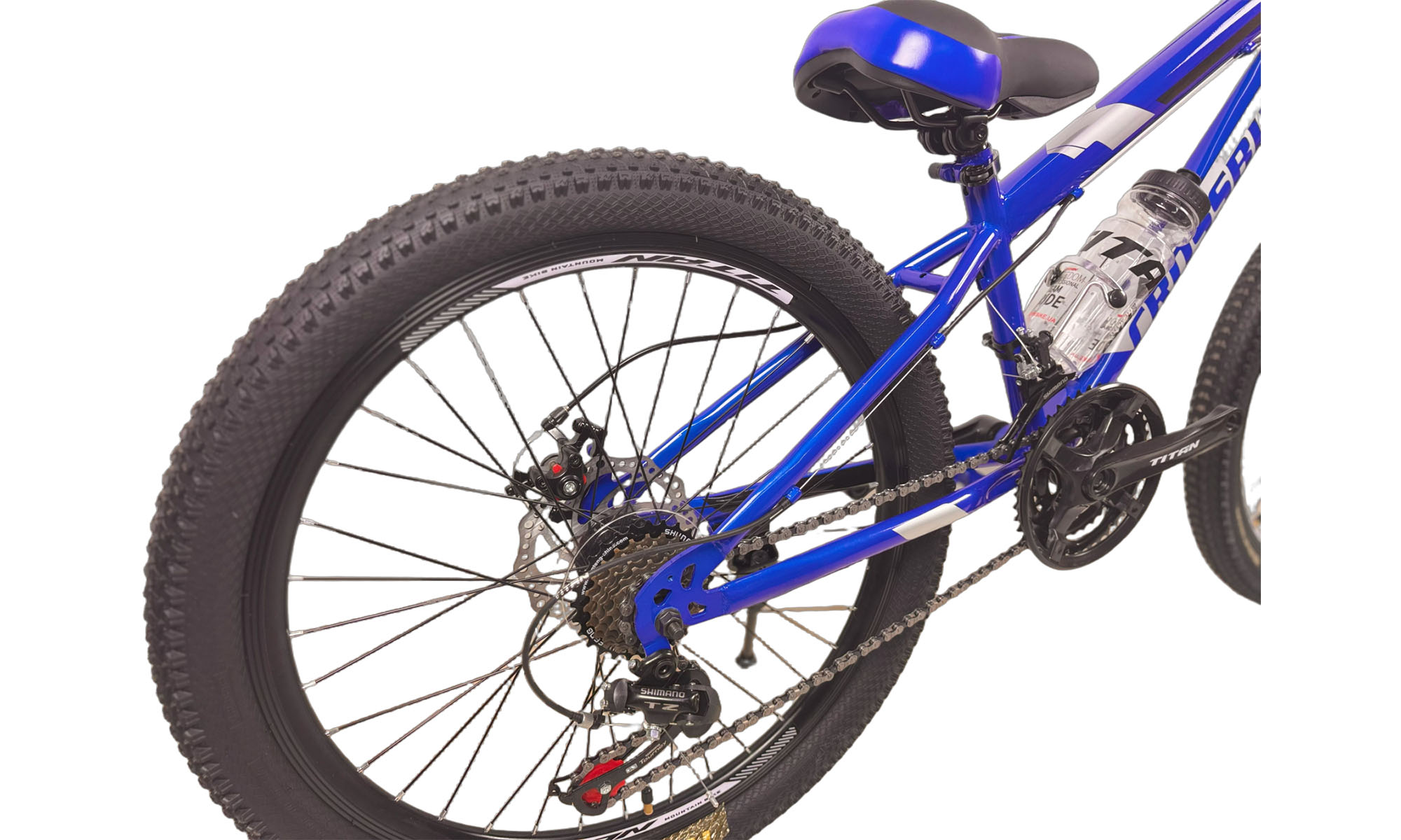 Велосипед CrossBike STORM 24", розмір XXS, рама 12", рік 2023, Синій 2 Велосипед CrossBike STORM 24", розмір XXS, рама 12", рік 2023, Синій 2