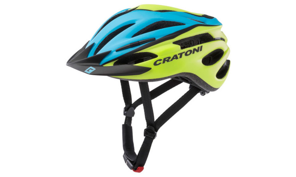 Фотография Шлем велосипедный Cratoni Pacer размер S (49-55 см), Сине-зеленый