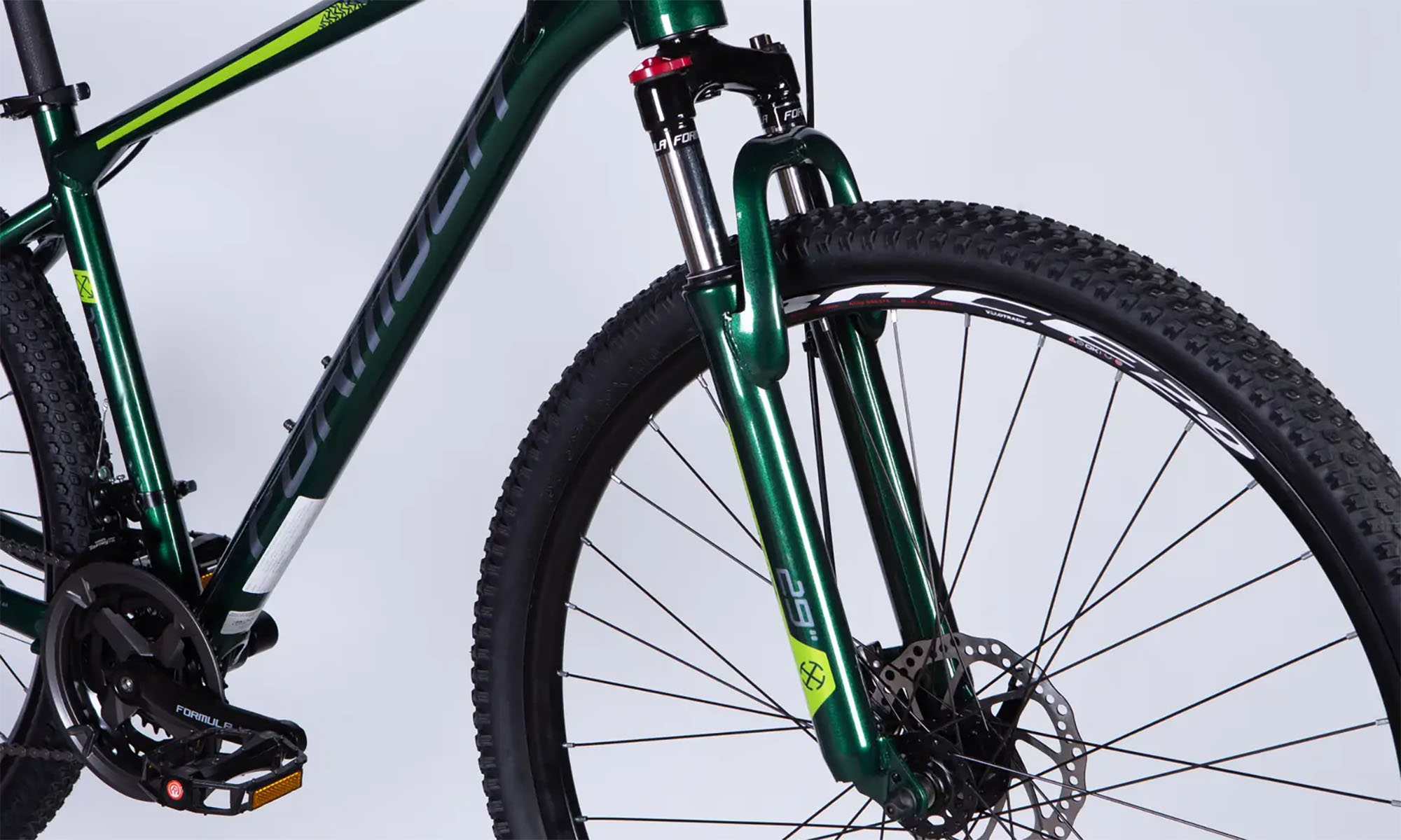 Велосипед Formula MOTION DD FR 29", размер L, рама-19", год 2026, зеленый 3