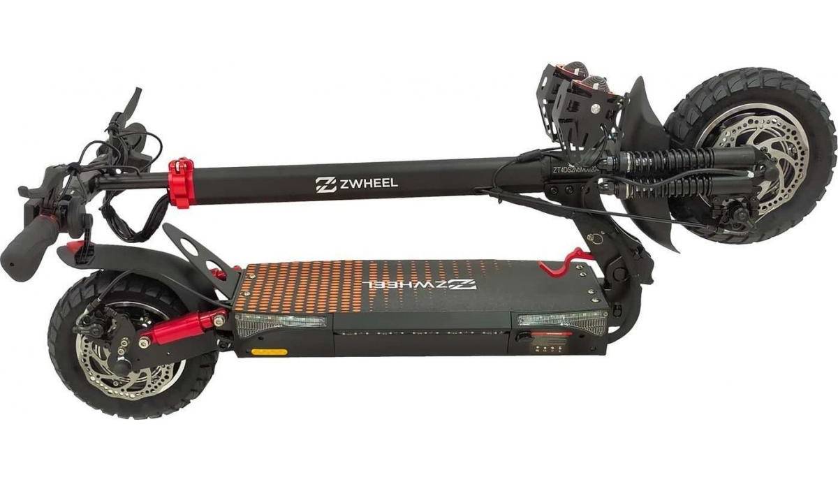 Електросамокат ZWHEEL T4 DUO (500х2 Вт; 13 А/рік; 48 В), чорний 2