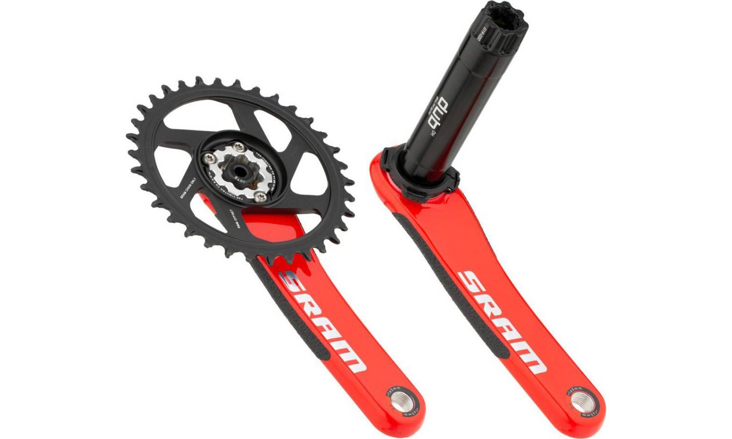 Фотографія Шатуни SRAM X01 All Downhill DUB83 165 w Direct Mount 34t X-SYNC 2 Chainring Red B1 3