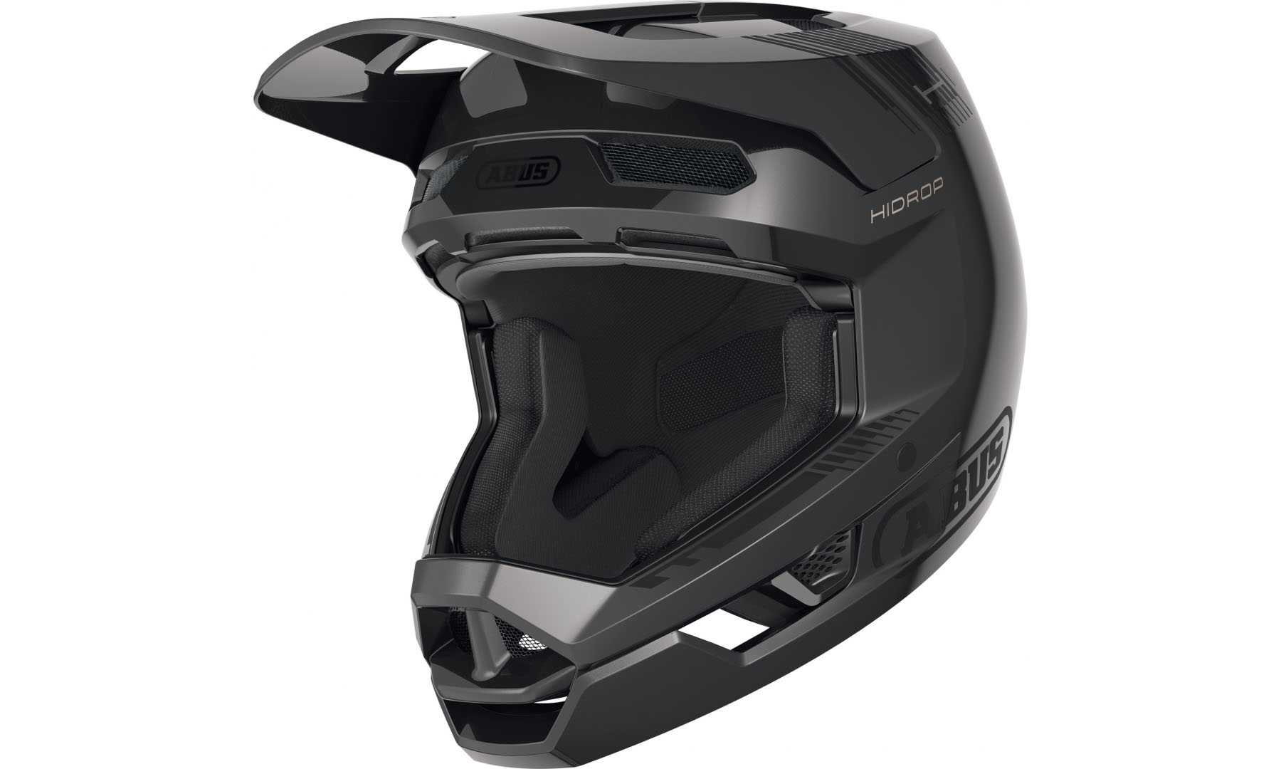 Велошлем спортивный ABUS HIDROP shiny black, размер M (57-58 см), черный 5