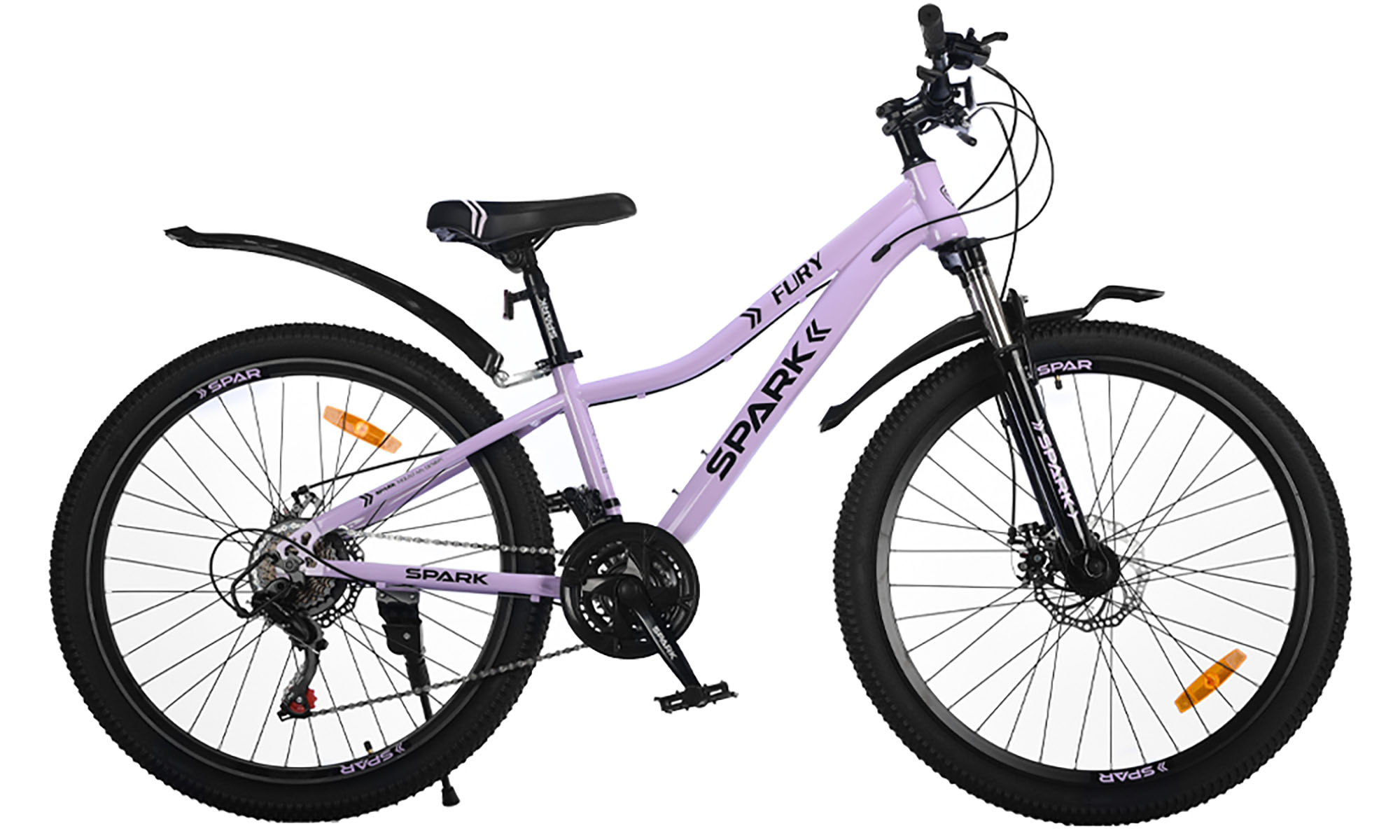 Велосипед SPARK FURY 26", размер XS, рама 13", год 2026, сиреневый 