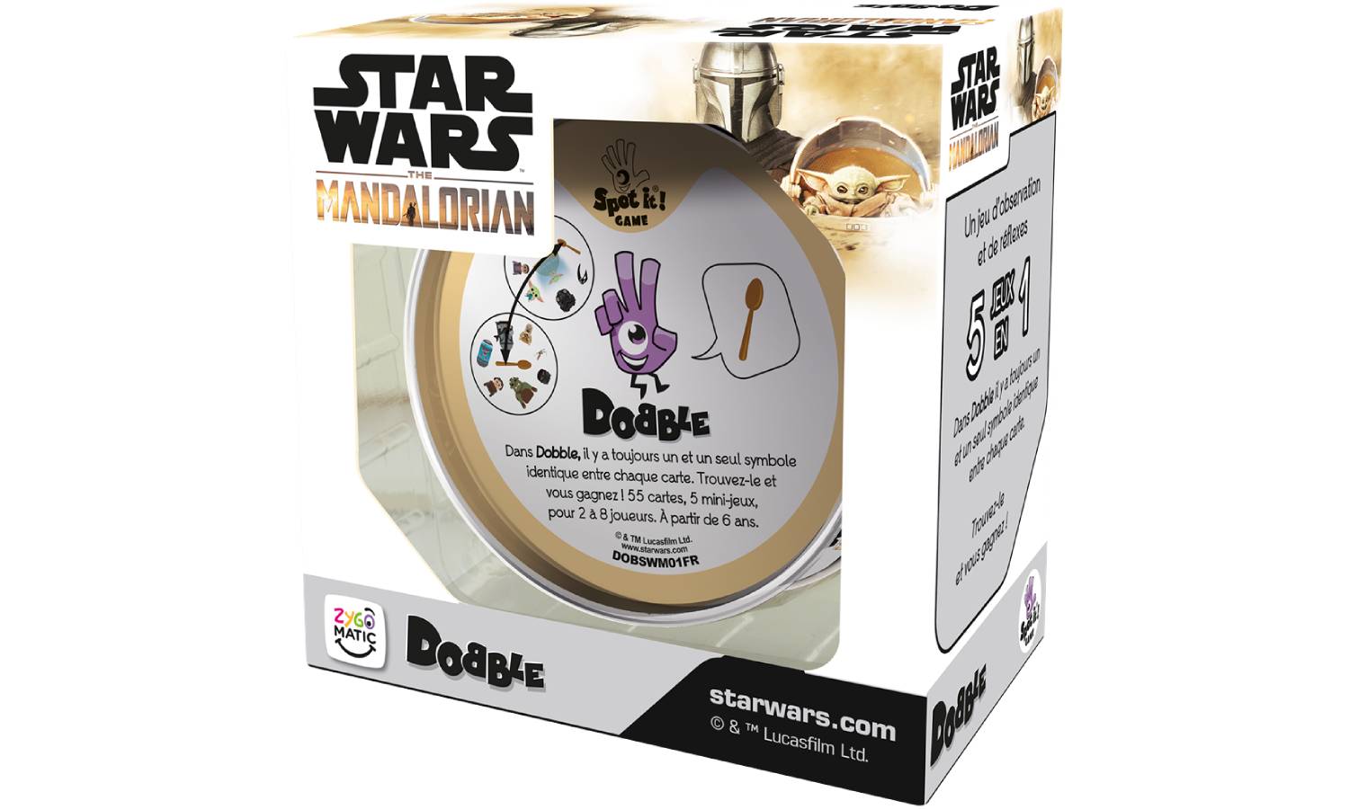 Настільна гра Dobble Star Wars The Mandalorian (Доббль Мандалорець) 2 Настільна гра Dobble Star Wars The Mandalorian (Доббль Мандалорець) 2