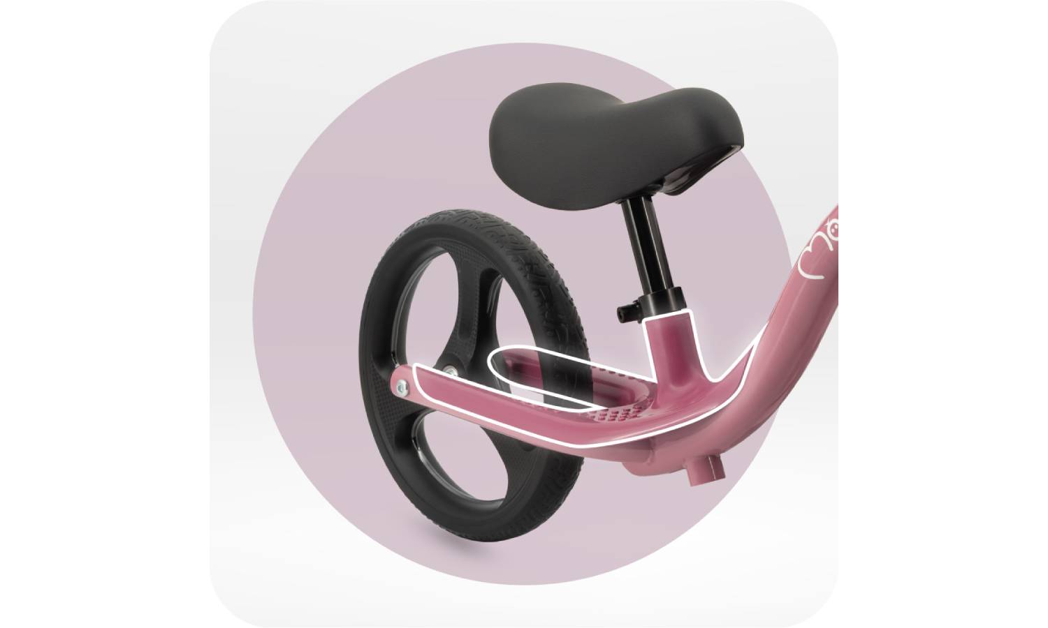 Беговел MoMi ISOKA LED Pink 9