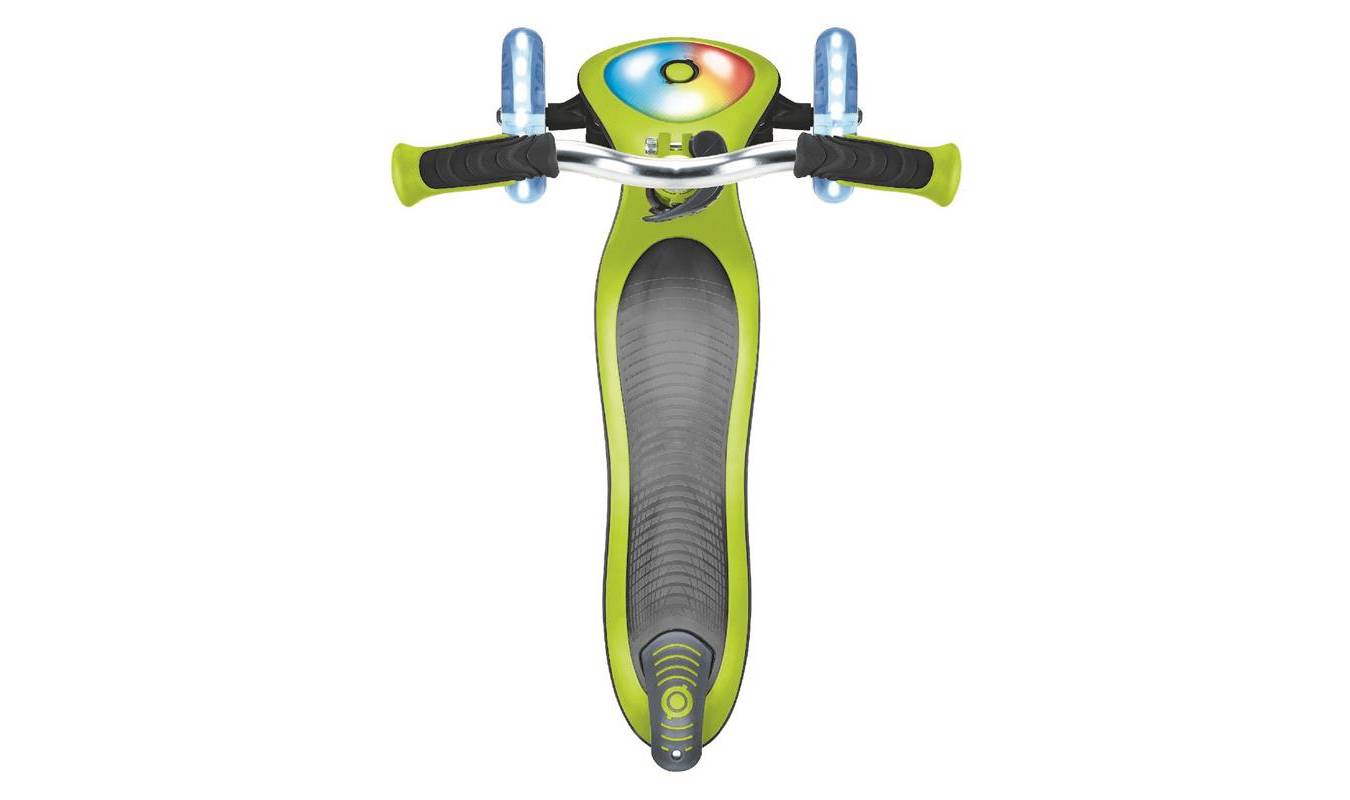 Самокат GLOBBER ELITE PRIME, зелёный, колёса с подсветкой, 3+ 5