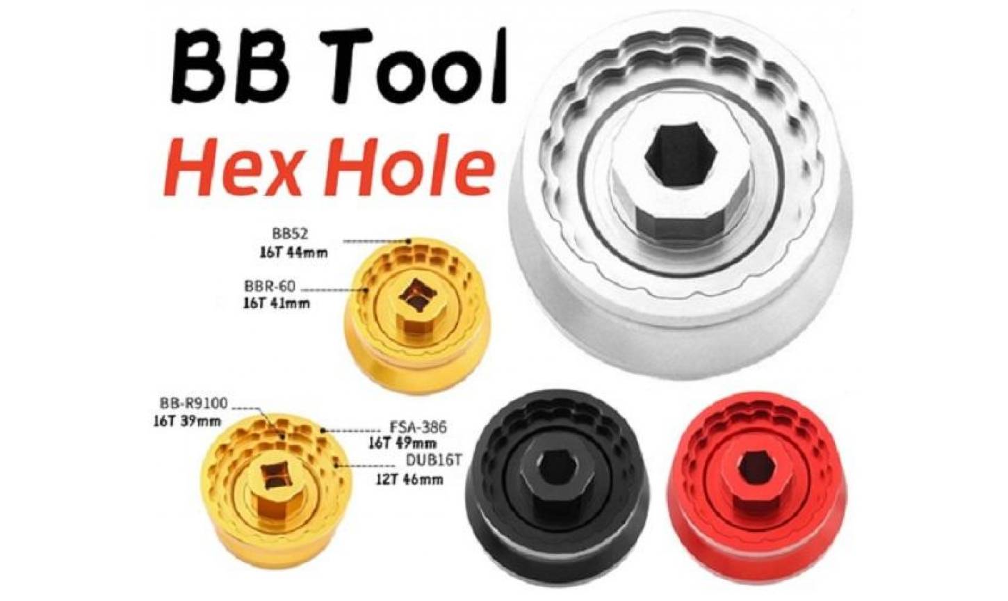 Ключ ProX BB-16H для супорту каретки HOLLOWTECH II 2 Ключ ProX BB-16H для супорту каретки HOLLOWTECH II 2