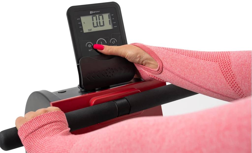 Гребной тренажер Hop-Sport HS-075R Nuke красный 11