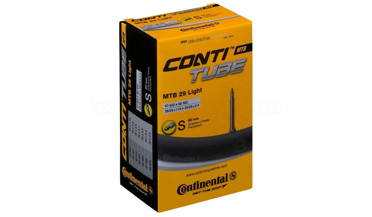 Камера Continental MTB Tube Light 29" S60 RE [47-622->60-622] 