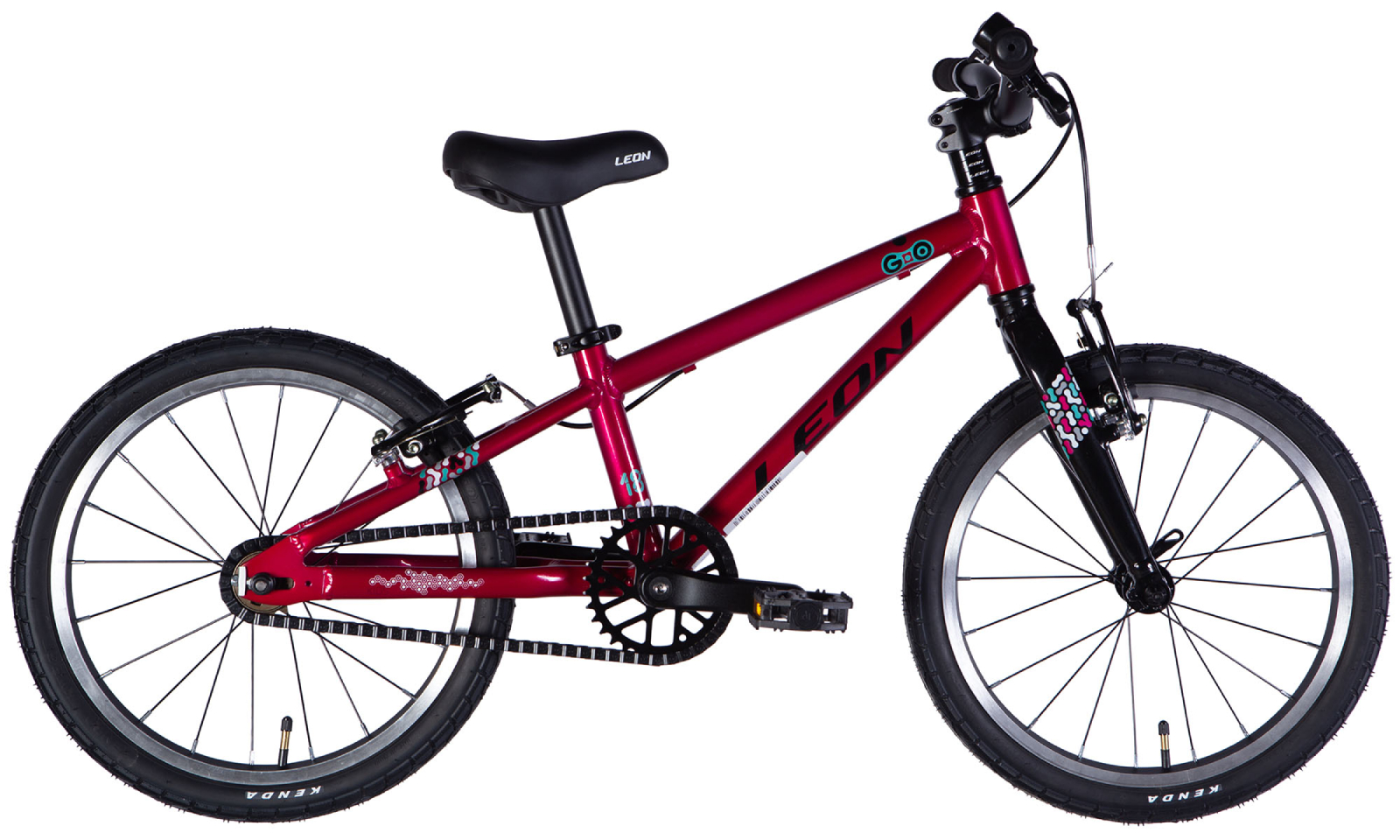 Фотография Велосипед Leon GO Vbr FR 18", размер XXXS, рама-9", 2025, малиновый 