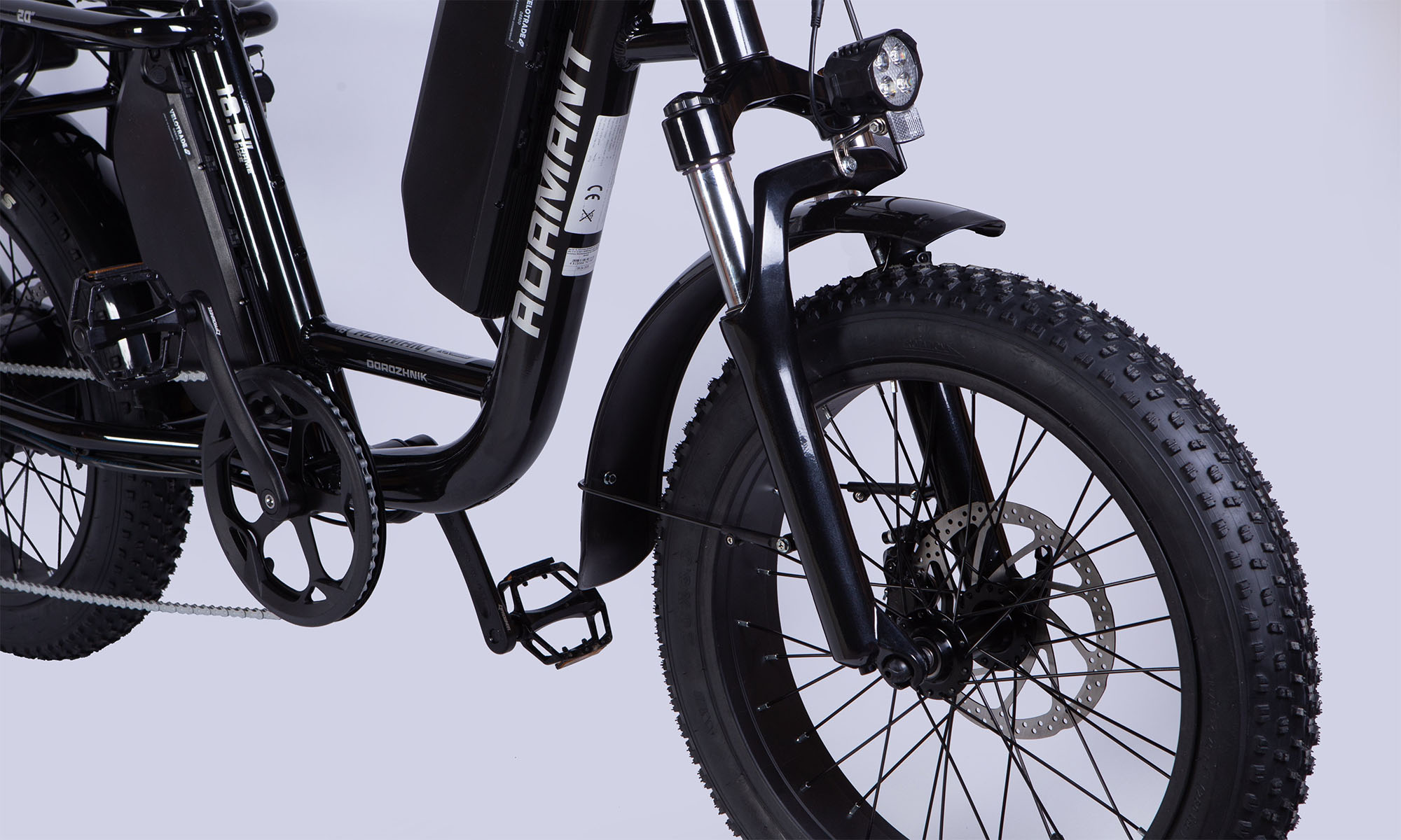 Велосипед с электроприводом Dorozhnik eADAMANT HDD 20", размер M, рама-18,5", 48B, 17.5+12.5А*ч, 1000Вт, год 2025, черный 4 Велосипед с электроприводом Dorozhnik eADAMANT HDD 20", размер M, рама-18,5", 48B, 17.5+12.5А*ч, 1000Вт, год 2025, черный 4