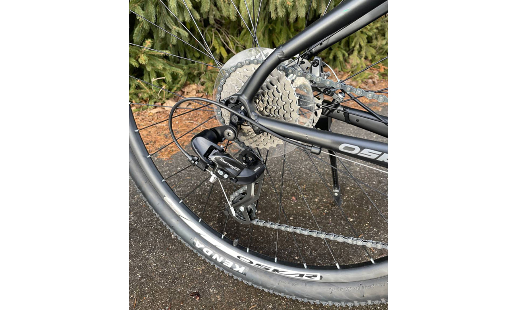 Велосипед OSKAR SHADOW 29", размер М, рама 18", 2025, темно-зеленый матовый 6