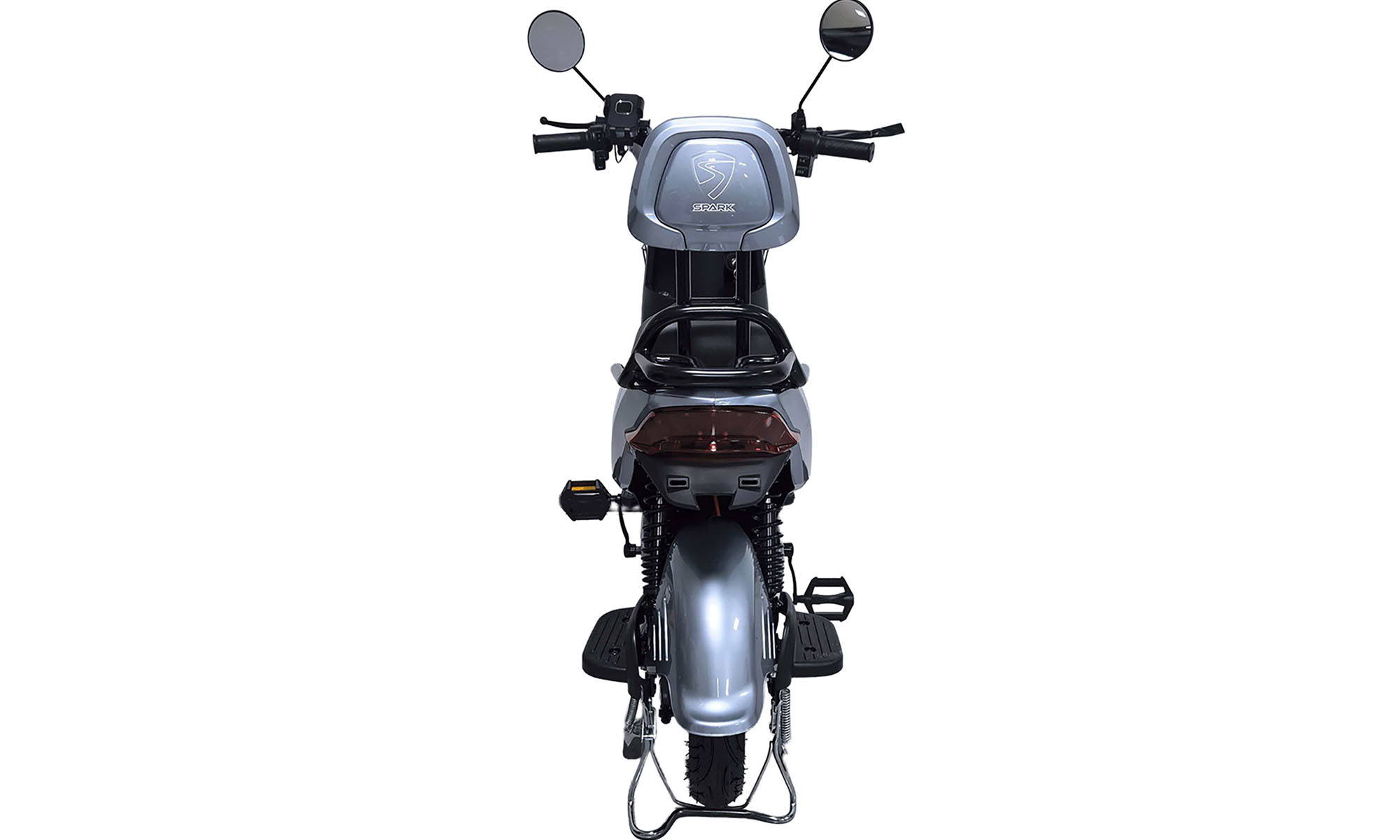 Велосипед с электромотором SPARK FREE 14", размер универсальный, год 2026, 60V/1000W/25Ah, серебристый 5