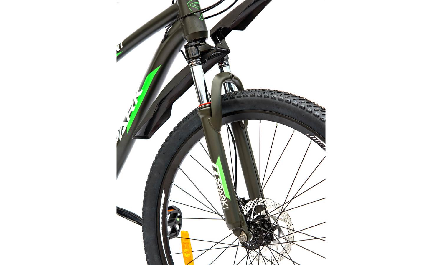 Велосипед SPARK MOUNT 27,5" розмір S рама 15" 2025 сіро-зелений 5