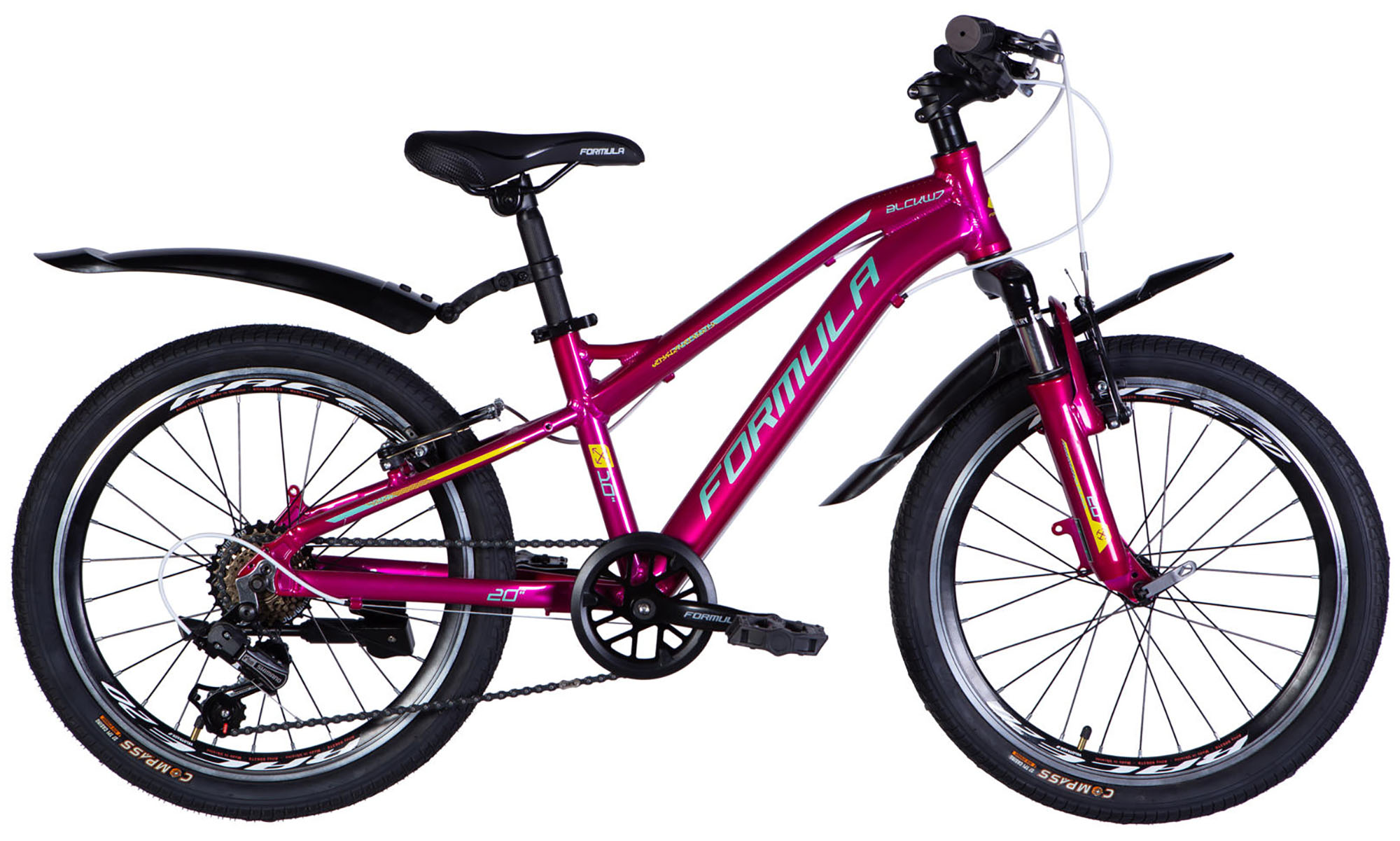 Велосипед Formula BLACKWOOD Vbr 20", рама 11", малиновый Велосипед Formula BLACKWOOD Vbr 20", рама 11", малиновый
