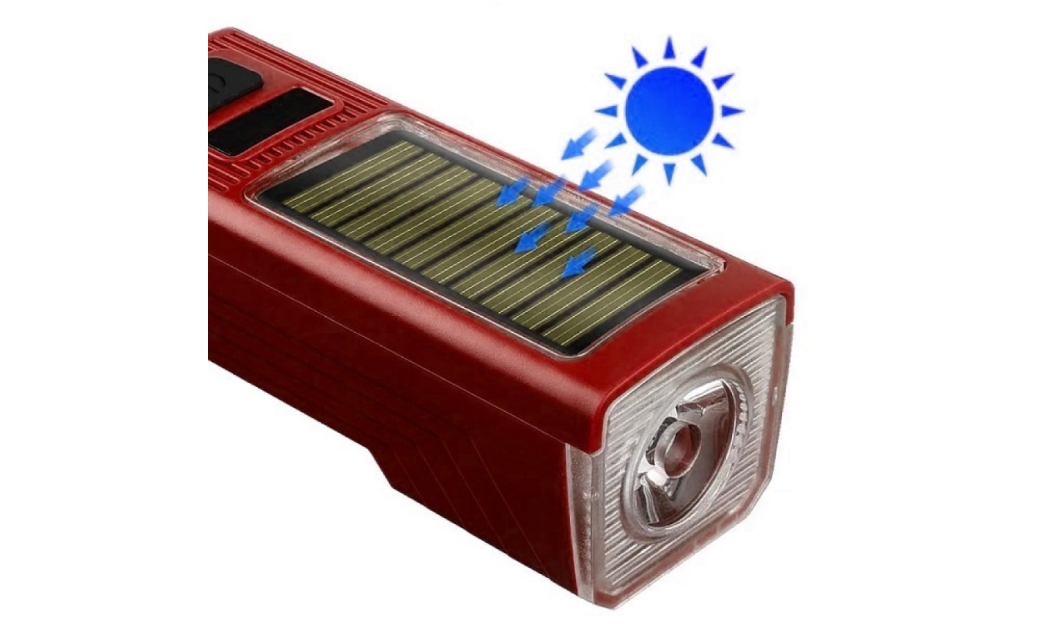 Фара передняя FY-335 на руль, красный 5 Фара передняя FY-335 на руль, красный 5