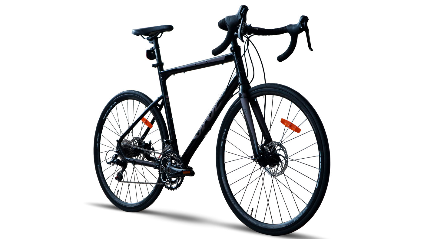 Фотографія Велосипед VNC TimeRacer A11 28" розмір L рама 57 см 2023 Чорно-сірий 3