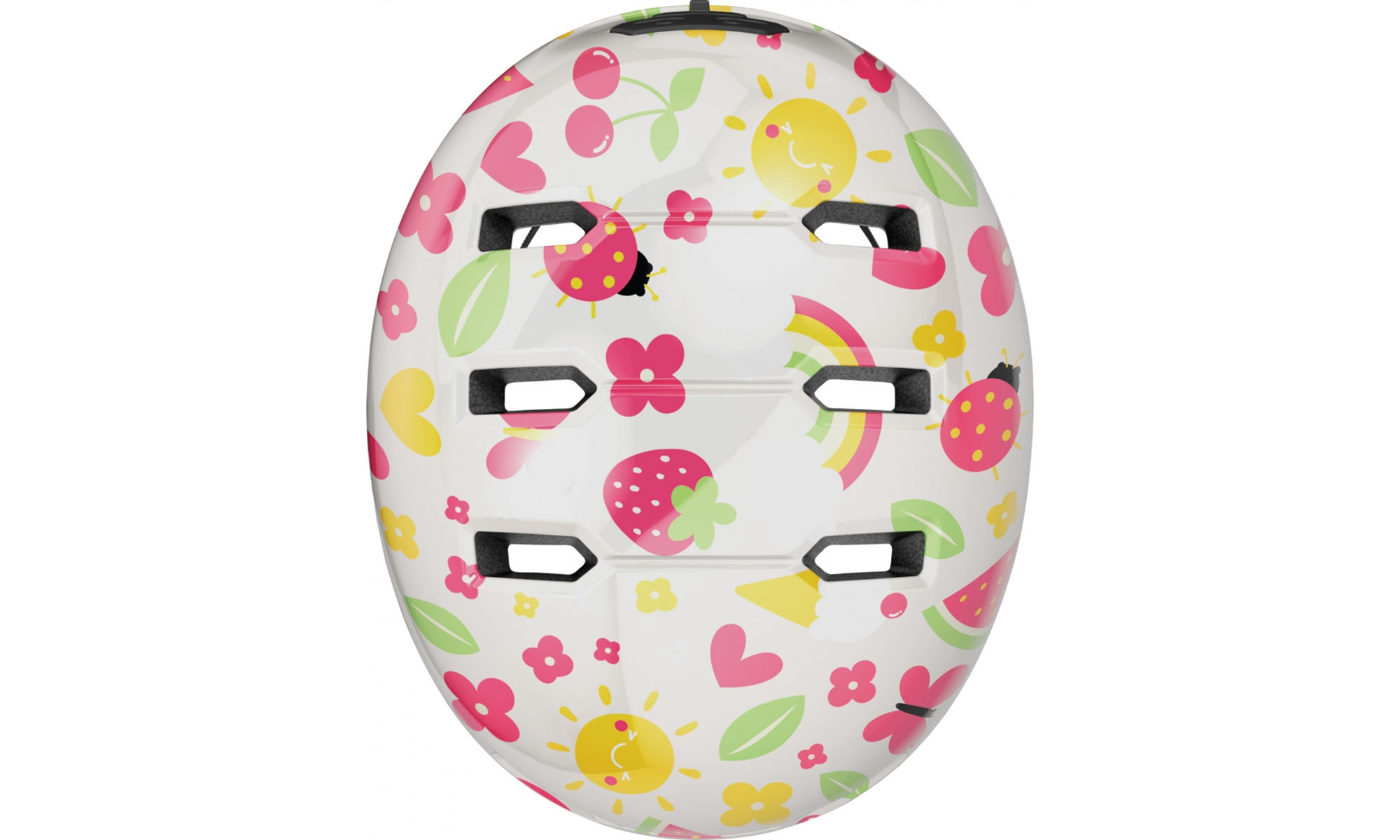 Велошлем детский ABUS SKURB KID cream summer, размер M (50-55 см), белый 3