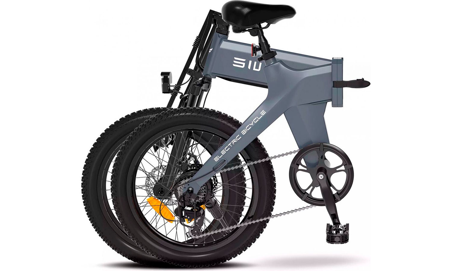 Фотография Электровелосипед Engwe C20 Pro (250 Вт, 16 Ah 36 В), 20", серый 7