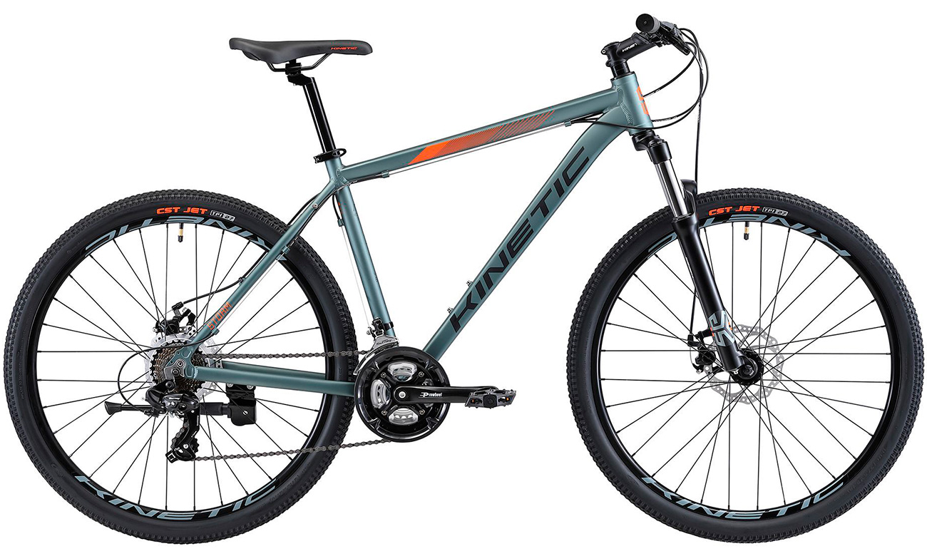 Велосипед Kinetic STORM 27,5” (2021) 2021 Сіро-жовтогарячий 6