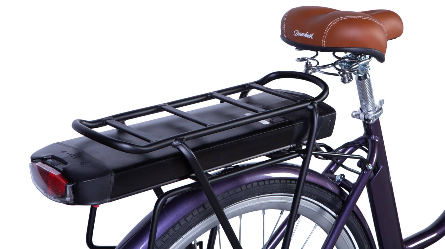 Електровелосипед Dorozhnik eCORAL 28" розмір L рама 19" 500W 48B 12.5 Ah Сливовий 3