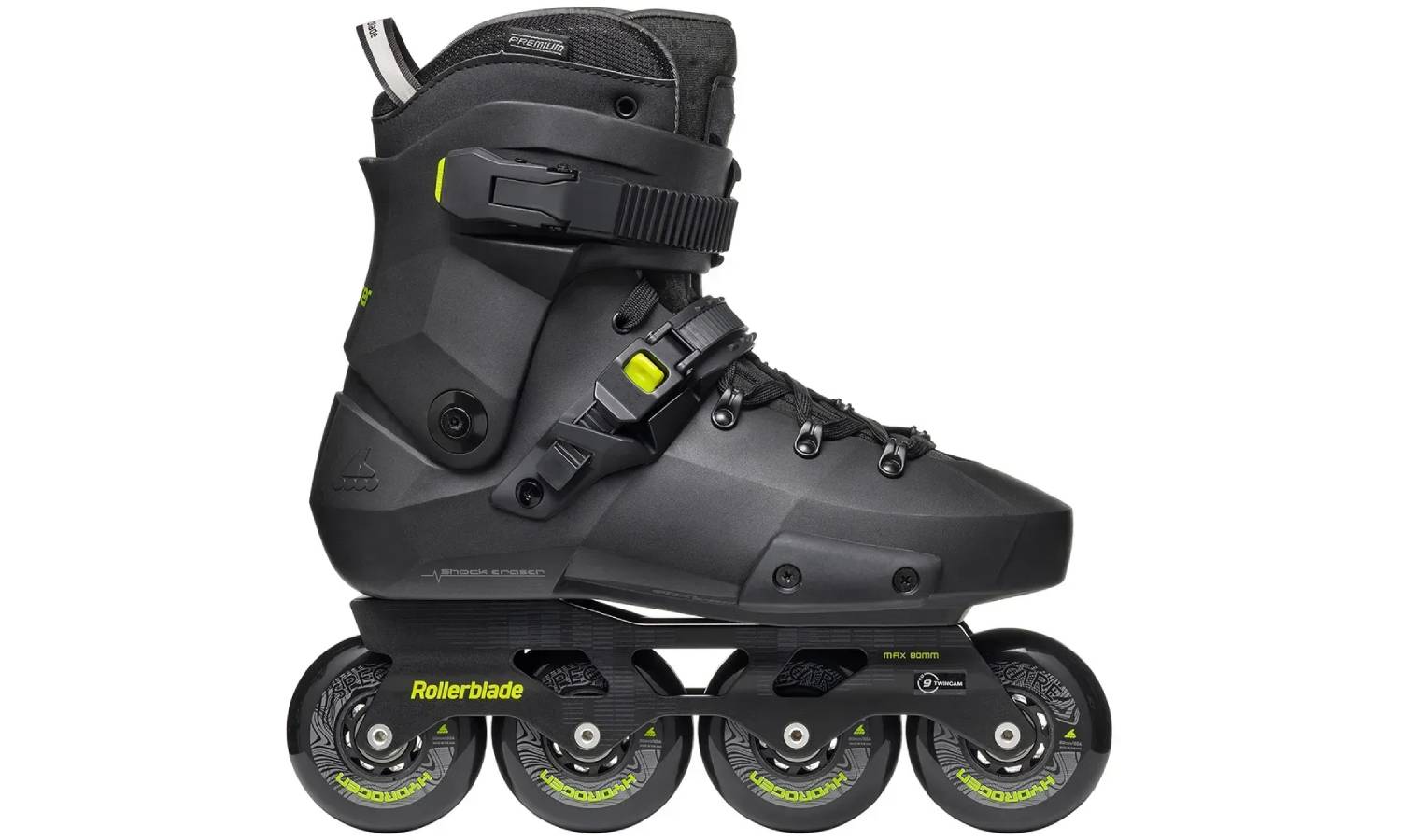 Ролики Rollerblade Twister XT 2023 black-lime 300 6