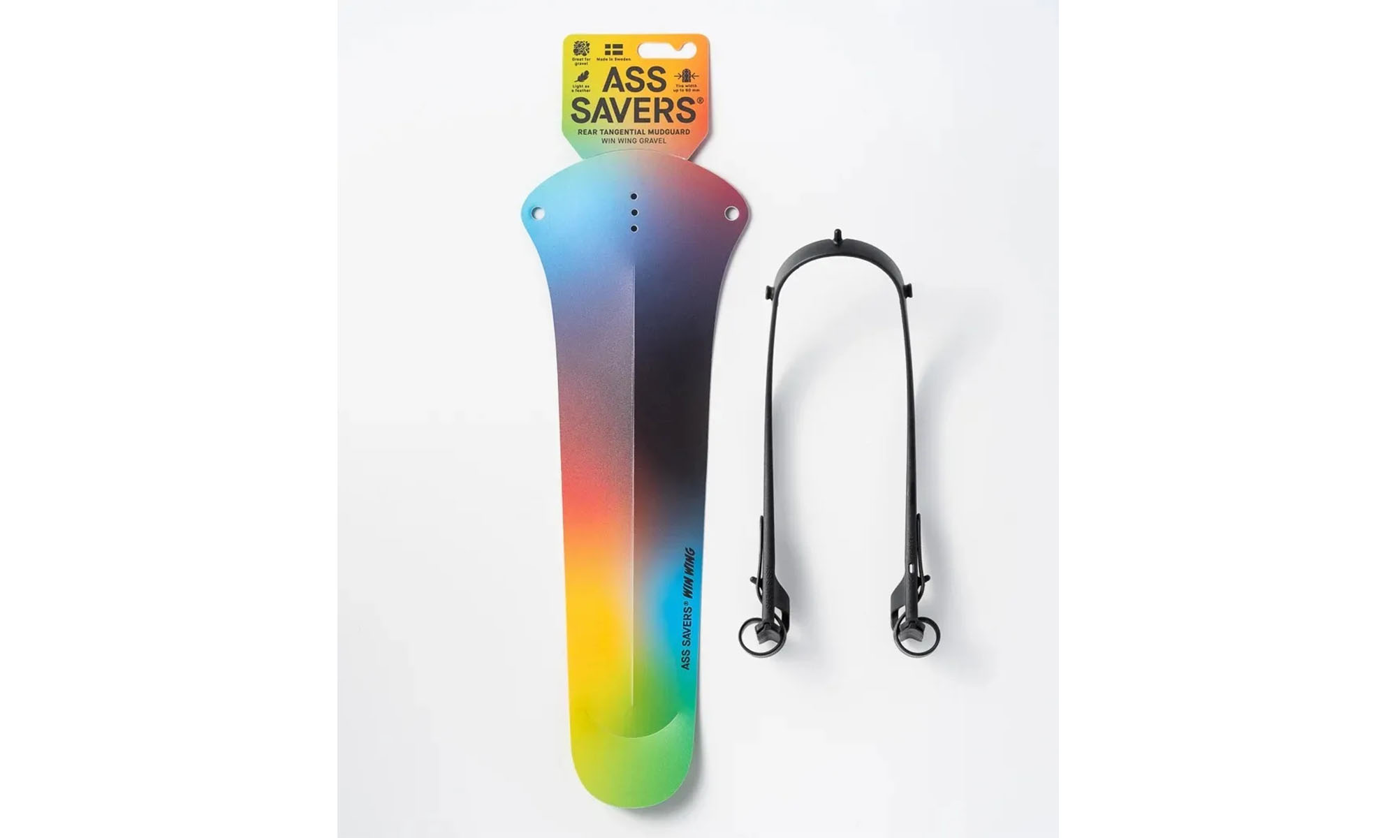 Крило заднє ASS SAVERS, Win Wing Gravel 2, райдуга 2