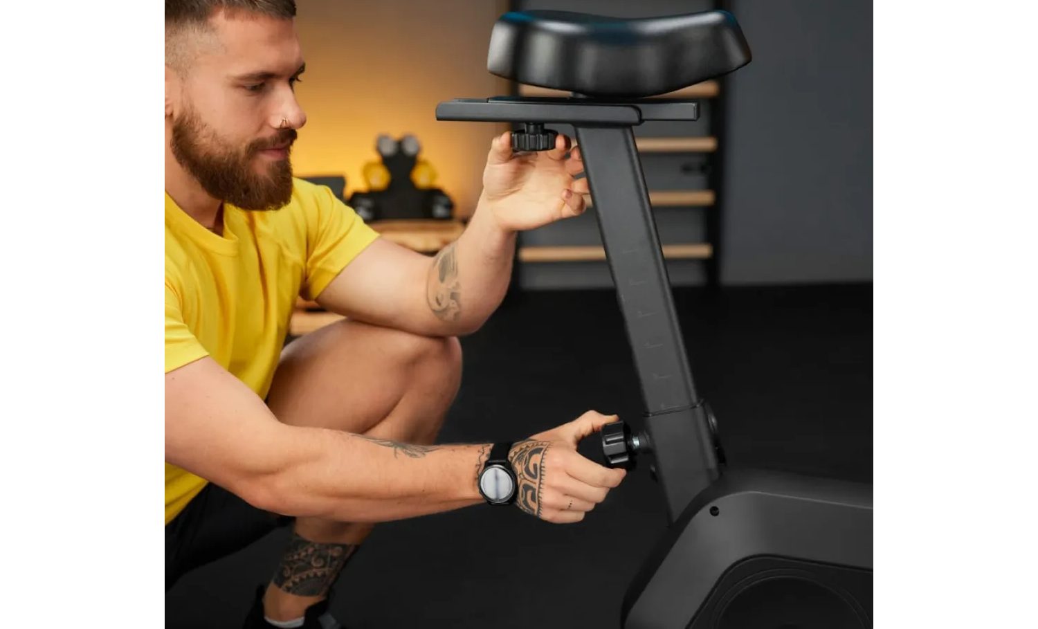 Велотренажер Trex Sport TX-500MB IRON магнітний чорний 9