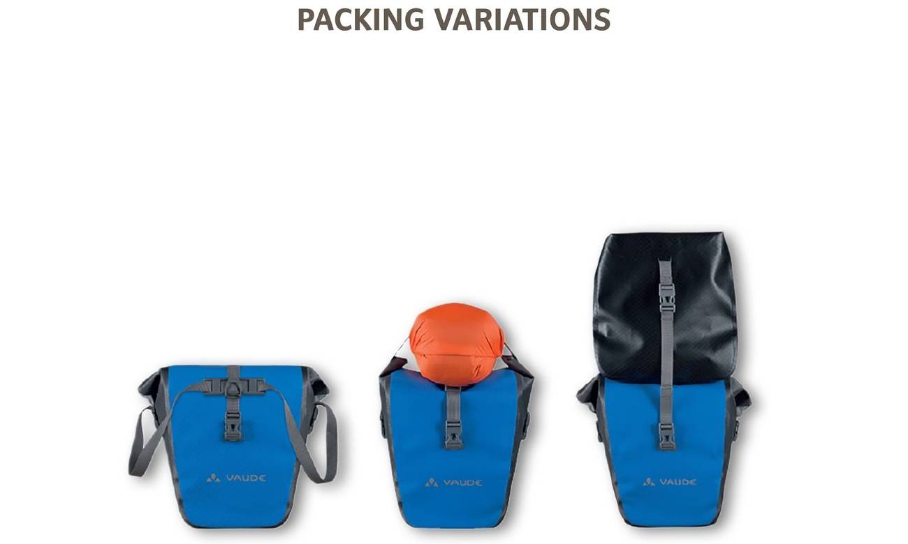 Велосипедка на багажник VAUDE Aqua Back Single black 3 Велосипедка на багажник VAUDE Aqua Back Single black 3