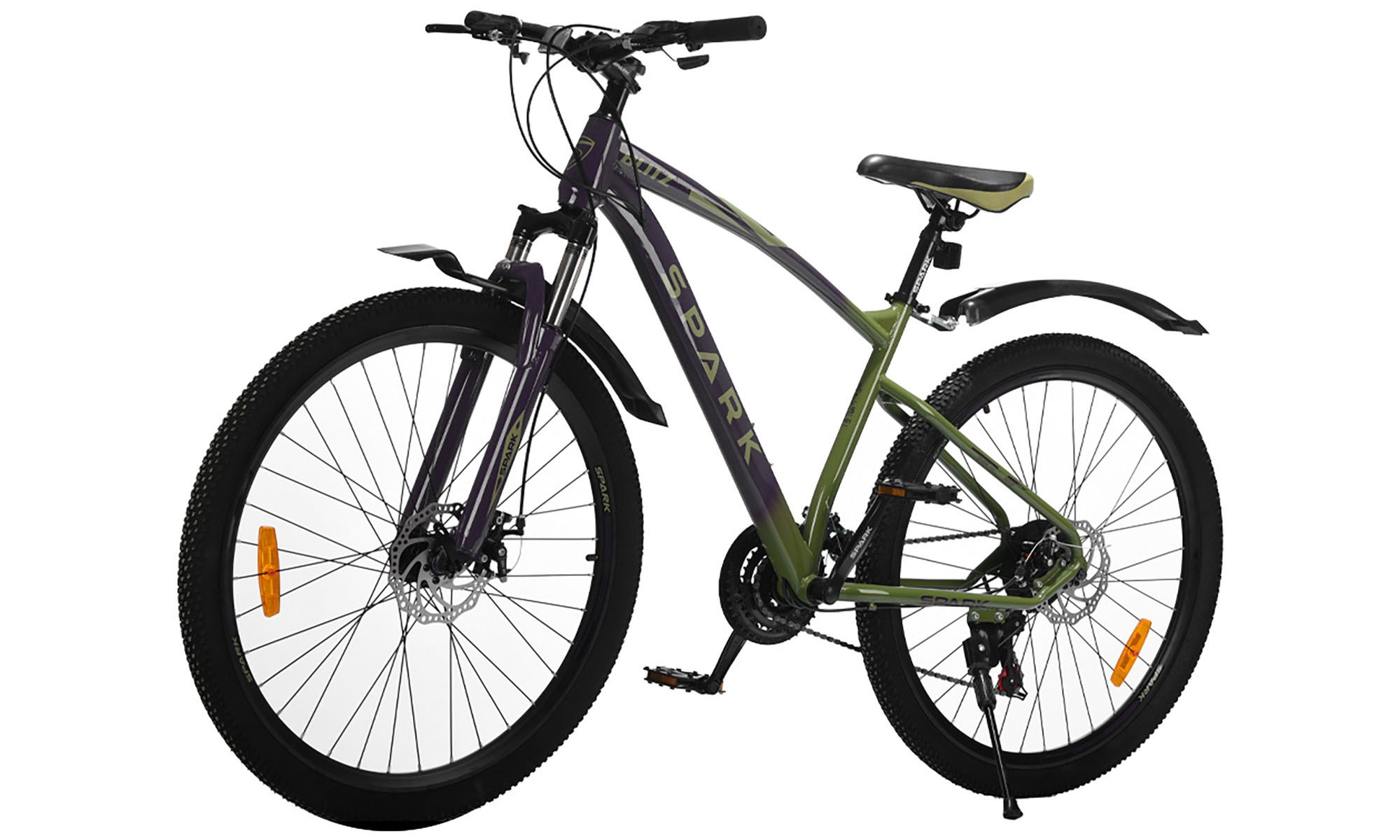 Велосипед SPARK BLITZ 27,5", размер M, рама 17", год 2025, фиолетовый с тёмно-оливковым 2