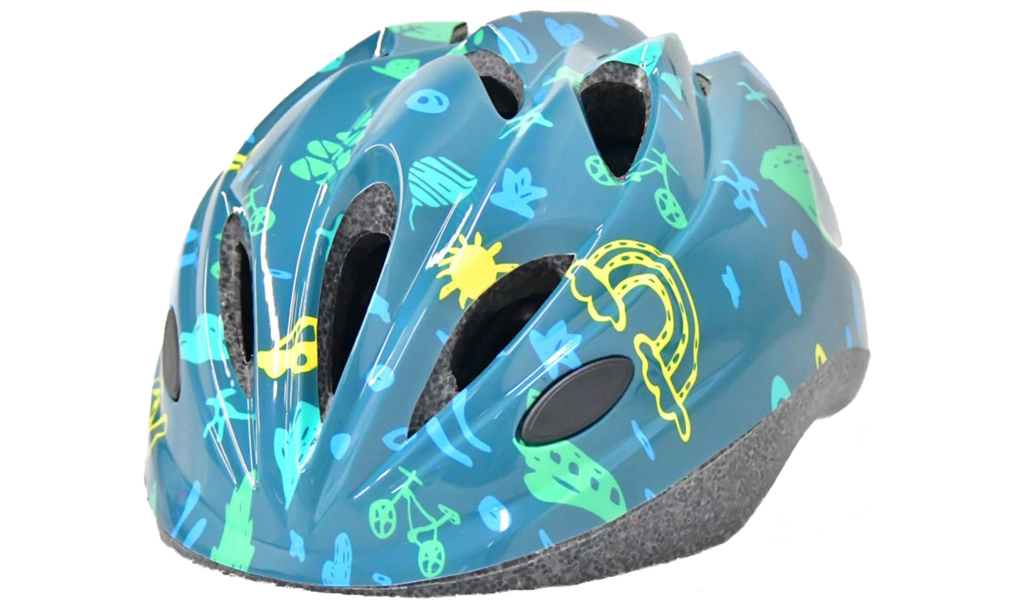 Шолом дитячий Green Cycle BUDDY, розмір S (48-52см), темно-бірюзовий Шолом дитячий Green Cycle BUDDY, розмір S (48-52см), темно-бірюзовий
