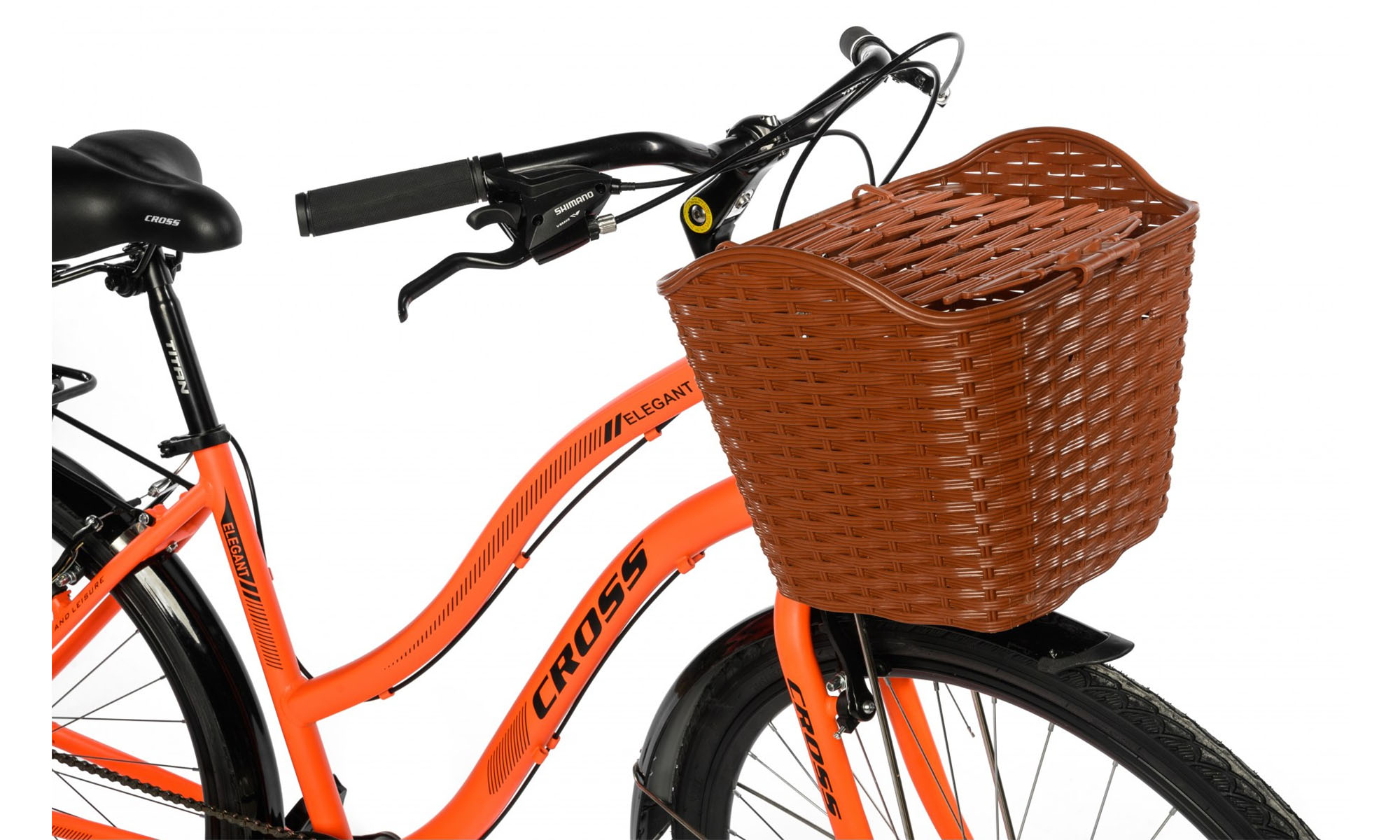 Велосипед Cross Elegant 28" розмір М рама 18 2022 Помаранчевий 2