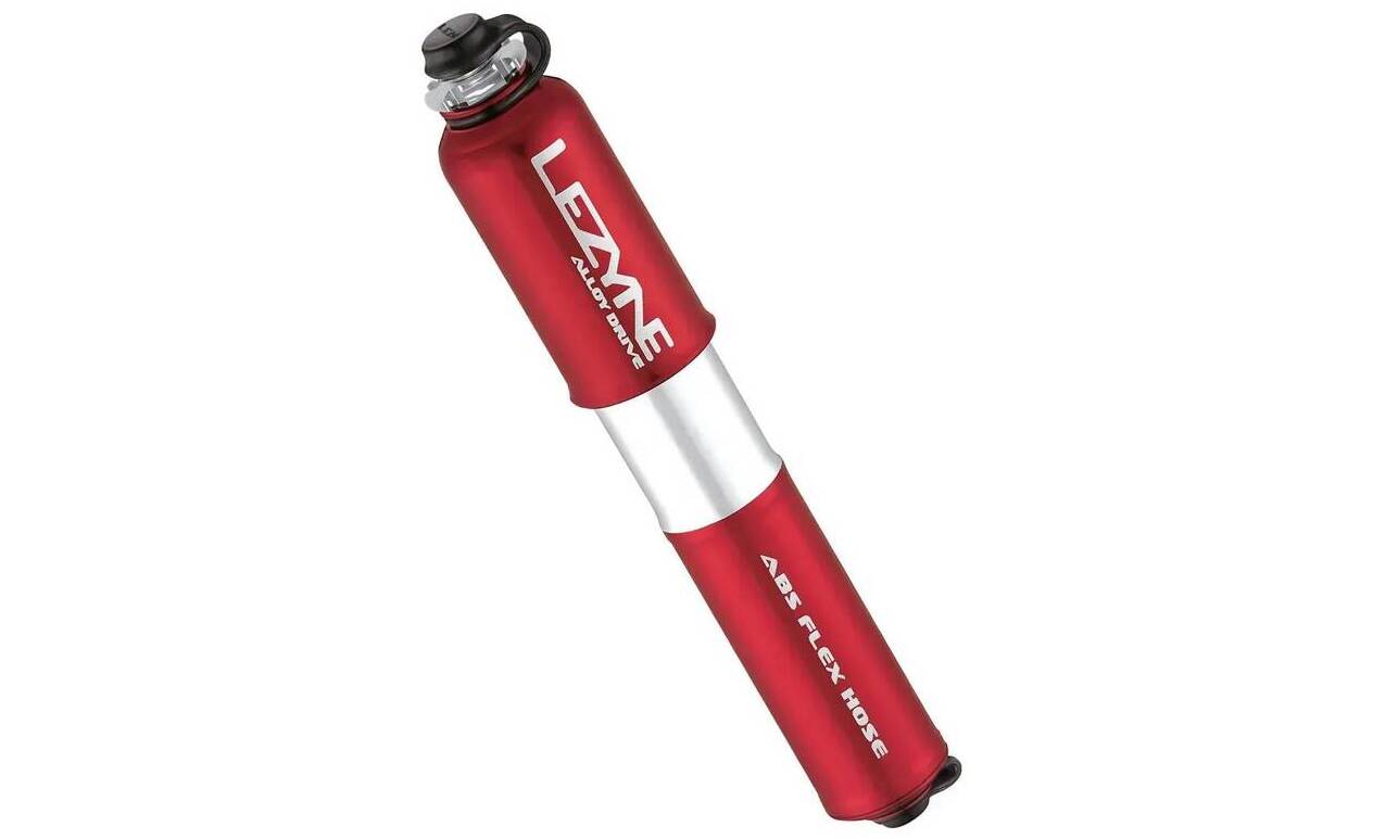 Насос ручной Lezyne Alloy Drive, размер S, 90 psi, красный 2