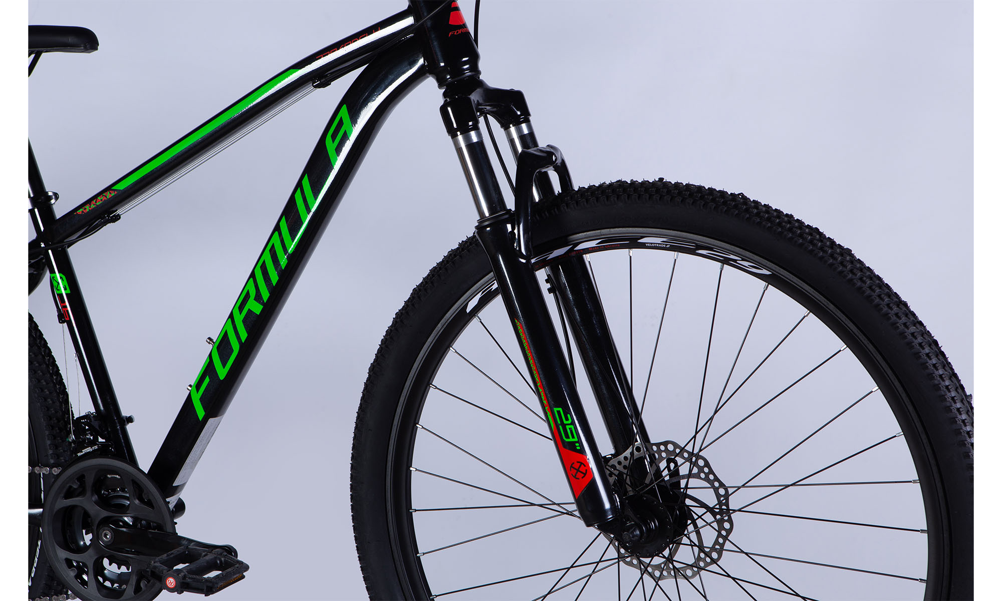 Велосипед Formula DRAGONFLY AM DD 29", розмір S, рама-16", 2025, чорно-червоний 6