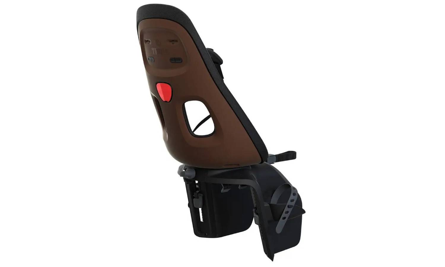 Фотографія  Детское велокресло на багажник Thule Yepp Nexxt Maxi Rack Mount Brown, адаптер для креплення не нужен 3