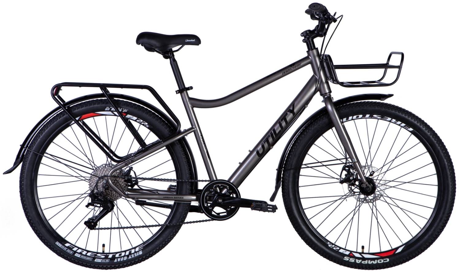 Фотографія Велосипед Dorozhnik UTILITY 27,5" розмір М рама 18.5 2024 Мокрий асфальт