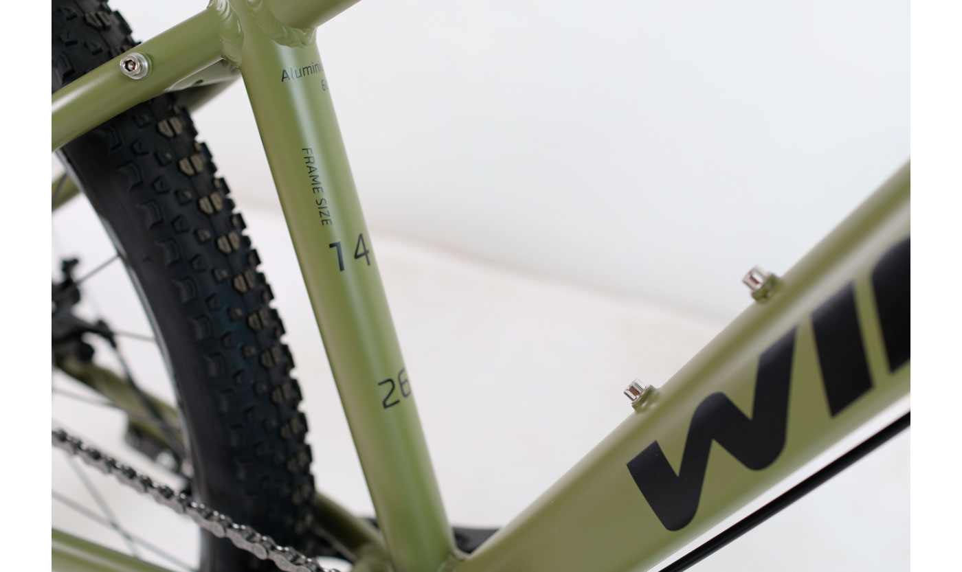 Фотография Велосипед Winner SOLID FX 3х7 26" размер XS рама 14 2022 Зеленый 3
