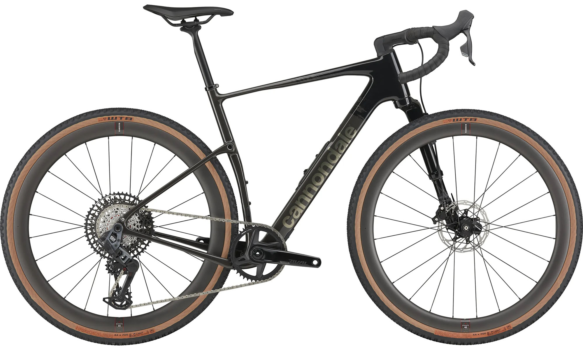 Велосипед Cannondale TOPSTONE Carbon 1 Lefty AXS, 28", размер S, рама 51 см, год 2026, черный 