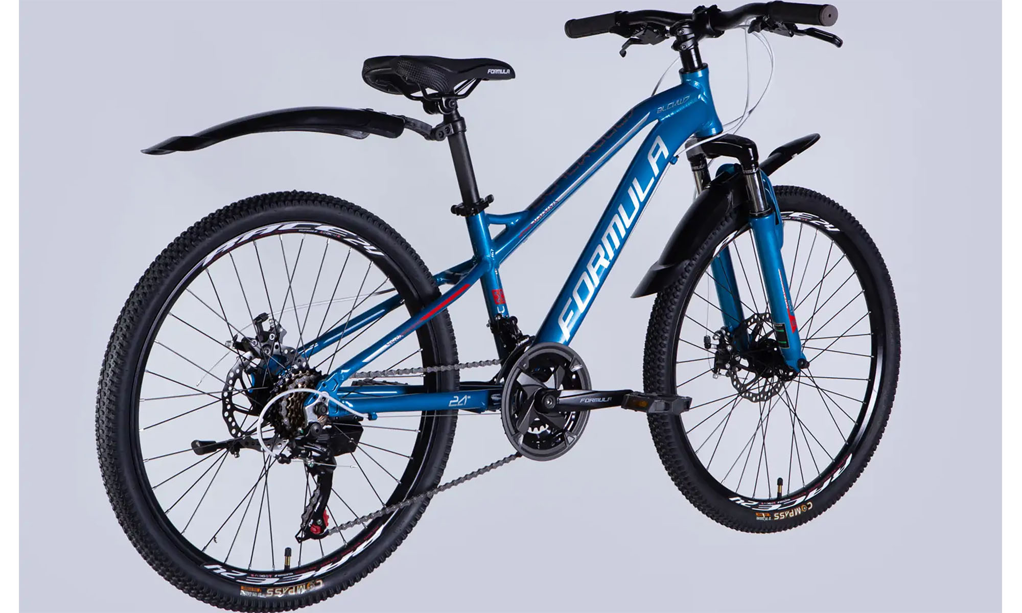 Велосипед Formula BLACKWOOD DD FR, 24", размер XS, рама 12,5", 2026, синий 3