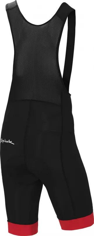 Велотруси Spiuk Anatomic Classic на лямках чоловічі розмір, Чорно-червоні 2